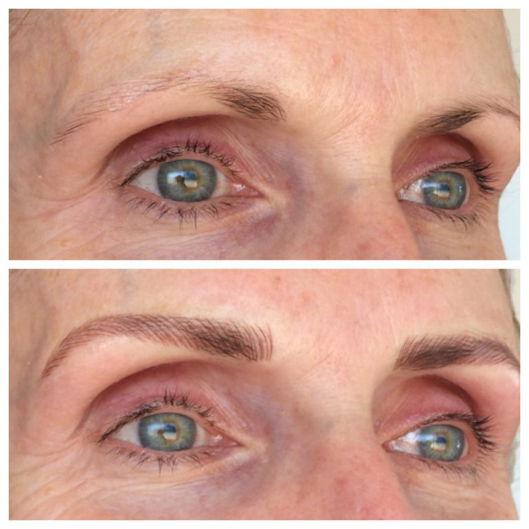 Eyebrows by Ainslie Perth Microblading Before and After