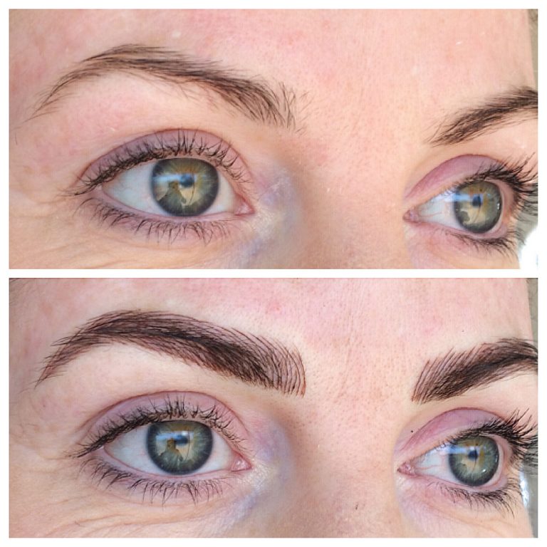 Eyebrows by Ainslie Perth Microblading Before and After